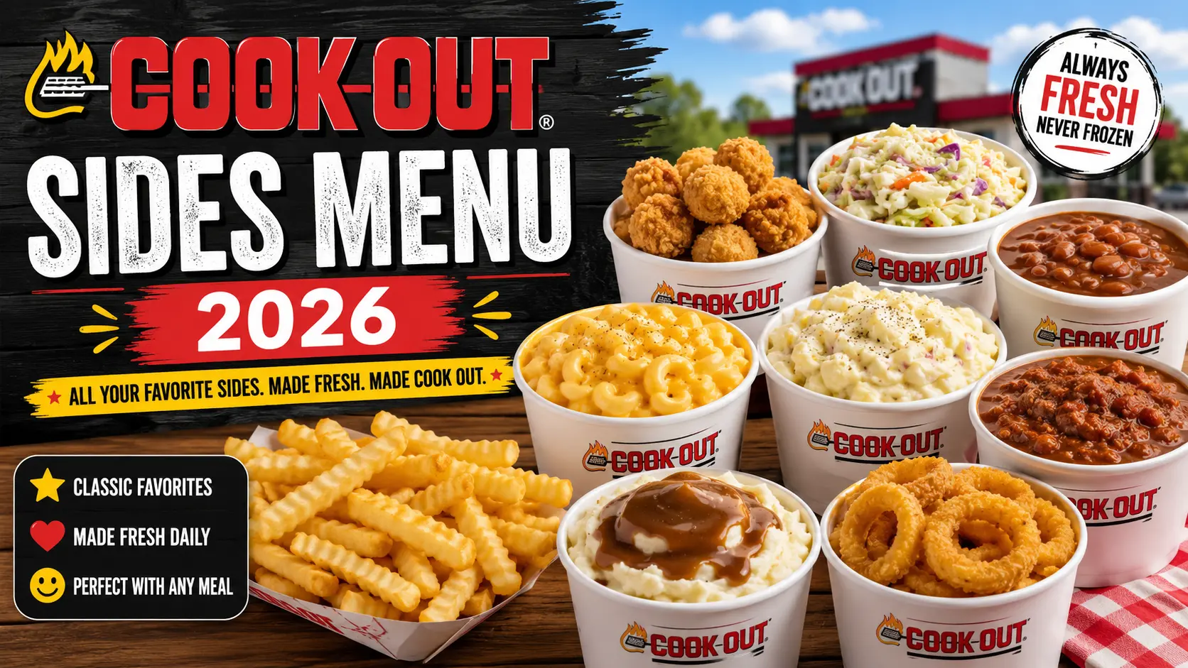 Cookout Sides Menu